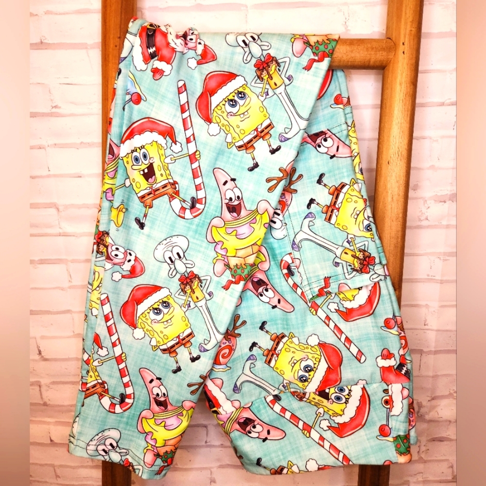 SPONGEBOB CHRISTMAS leggings